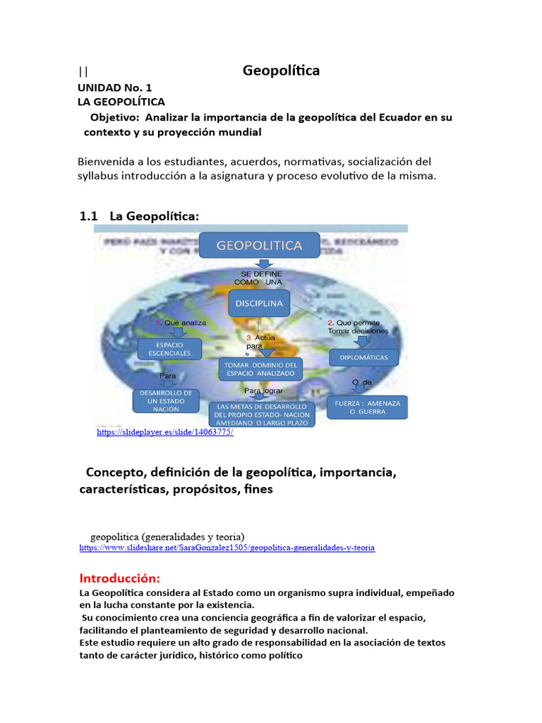 Geopolítica | PDF
