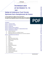 REGLEMENT TECH. 2024 CHT FRANCE T3 - T4 - Challenges SSV Rallye Et Endurance TT - Epreuve Hors Cht. F - MAJ 02.01.2024