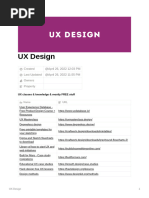 UX Design