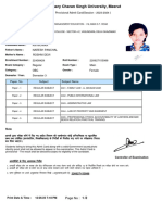 Admit Card