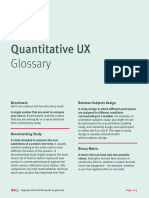 NN - G Quantitative UX Glossary
