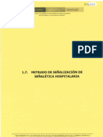 Metrado de Señalización (004202 - 004200)