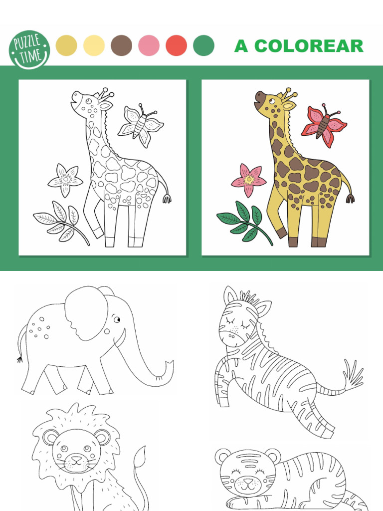 Animales para Colorear | PDF