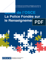 Guide de l'OSCE: La Police Fondée Sur Le Renseignement