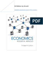 Test Bank Ch1 36 For Economics 13th Edition by Arnold