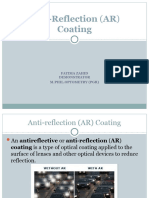 Anti-Reflection (AR) Coating