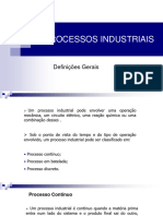 Processos Industriais Conceitos