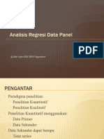 Materi Regresi Data Panel Dengan Eviews