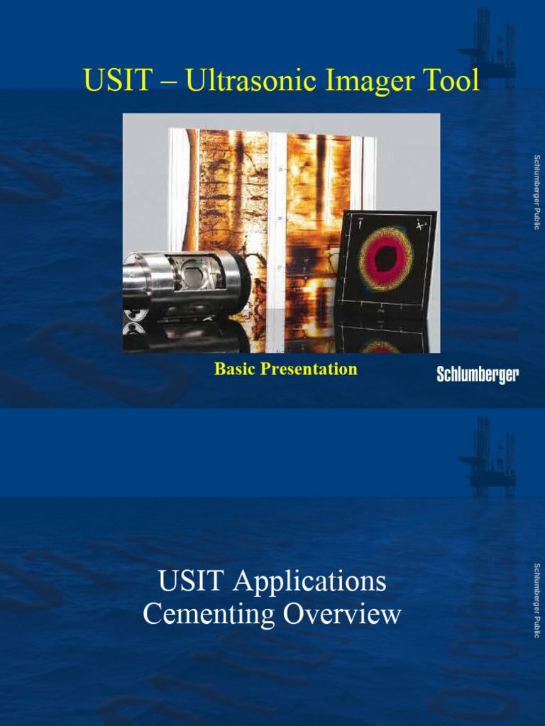USIT Tool: Cement Quality Evaluation | PDF | Casing (Borehole) | Ultrasound