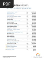 Comprehensive Perfume Notes List | PDF | Orange (Fruit) | Spice
