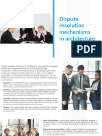 Dispute Resolution Mechanisms in Architecture