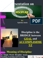 Presentation On Discipline