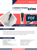 Medidor de Conductividad - Cond5022 - Ezdogondo