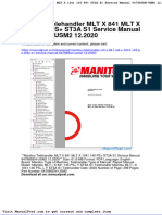 Manitou Telehandler MLT X 841 MLT X 1041 145 Ps St3a s1 Service Manual 647885en Usm2!12!2020