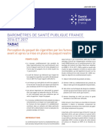 Baromètres de Santé Publique France 2016 ET 2017: Tabac