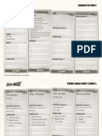 Alice Character Sheet