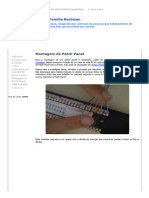 Montagem de Patch Panel