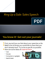 Sales Speech
