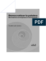 Artículo 6 - Democratizar La Palabra (2013)