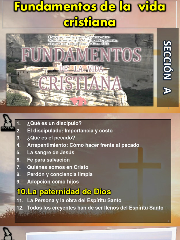 Fundamentos de La Vida Cristiana SECC A-10 | PDF | espíritu Santo | Pecado