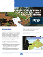 Information Systems For Food Security and Nutrition: Overall Goal