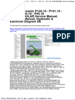 Merlo Panoramic p120 10 p101 10 p65 14 p50 18 p45 18 K HM Modular Service Manual Mechanic Manual Hydraulic Electrical Diagram de