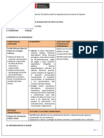 SESIONES DE APRENDIZAJE SEMANA FINAL Noviembre 2023