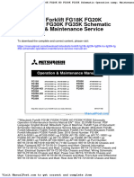 Mitsubishi Forklift Fg18k Fg20k Fg20k Ho Fg30k Fg35k Schematic Operation Maintenance Service Manual en