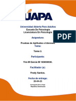 Tarea 2 Pruebas de Aptitudes e Intereses