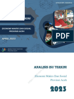 Analisis Isu Terkini Ekonomi Makro Dan Sosial Provinsi Aceh Edisi April 2023