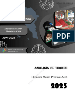 Analisis Isu Terkini Ekonomi Makro Dan Sosial Provinsi Aceh Edisi Juni 2023