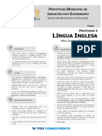 cns206 Professor 2 Lingua Inglesacns206 Tipo 1 - 0