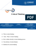 Introduction To Critical Thinking