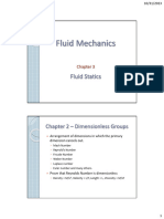 Fluid Mechanics - CH 3