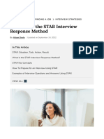 How To Use The STAR Interview Response Method