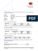 Certified Test Report: Craig Wire Products, LLC Date: 05/11/16 580 Carrollton Street Temple, GA 30179