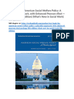 Test Bank For American Social Welfare Policy A Pluralist Approach With Enhanced Pearson Etext Package 8th Edition Whats New in Social Work 8th Edition