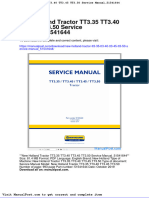 New Holland Tractor Tt3 35 Tt3 40 Tt3 45 Tt3 50 Service Manual 51541644