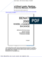 New Holland Wheel Loader Backhoe Benati 2000 Service Manual 75128587