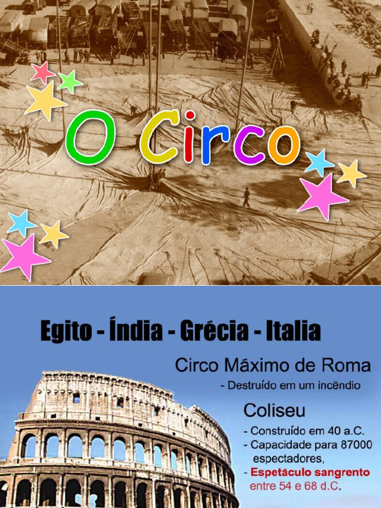A Hist Do Circo E Do Palhaço Completo Pdf Palhaço Teatro