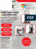 UKM ZR Lab Open Day Flyer & Agenda