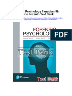 Forensic Psychology Canadian 5th Edition Pozzulo Test Bank