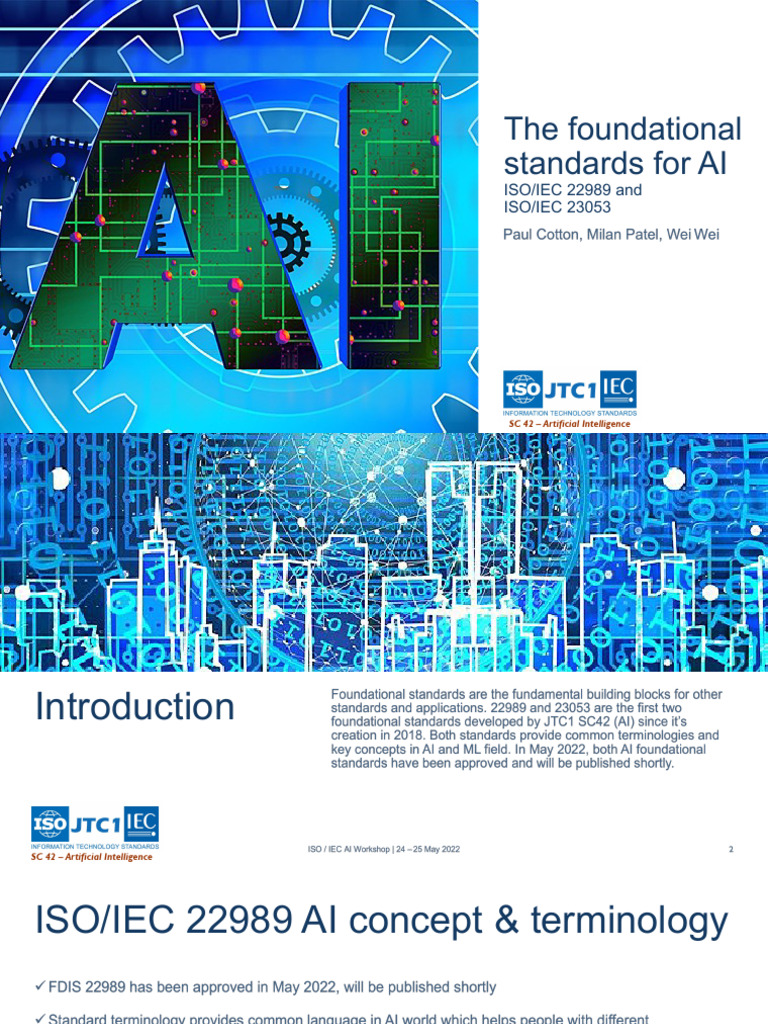 AI Standards: ISO/IEC 22989 & 23053 | PDF