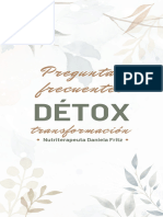 Guía de Preguntas Frecuentes y Recomendaciones Detox