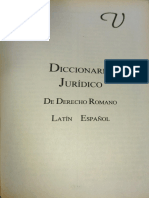 Diccionario de Derecho Romano Parte 4