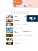 Fiche 3 Le Présent de L'indicatif - Verbes en - Er