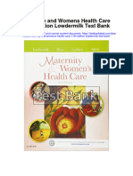 Maternity and Womens Health Care 11th Edition Lowdermilk Test Bank