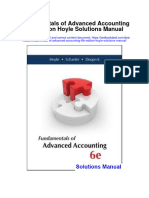 Fundamentals of Advanced Accounting 6th Edition Hoyle Solutions Manual