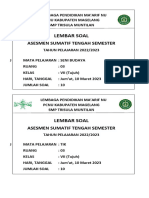 Lembar Jawab Cover SBK Prakarya Tik