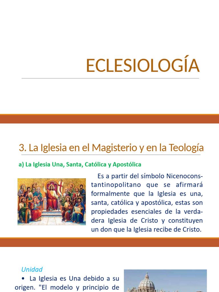 Eclesiología: Doctrina de la Iglesia Católica | PDF | Iglesia Católica ...